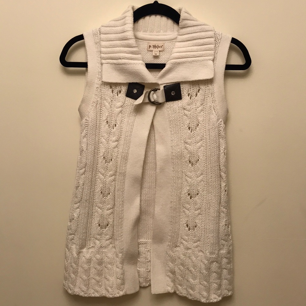 Girls large 14 off-white sweater